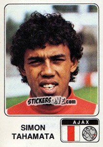 Figurina Simon Tahamata - Voetbal 1978-1979 n. 15 - Panini
