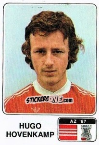 Sticker Hugo Hovenkamp - Voetbal 1978-1979 - Panini