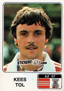 Sticker Kees Tol - Voetbal 1978-1979 - Panini