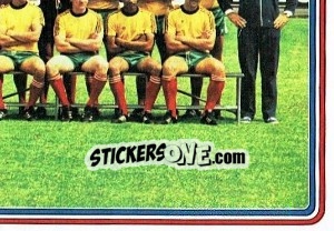 Sticker Team (Puzzel 4) - Voetbal 1978-1979 - Panini