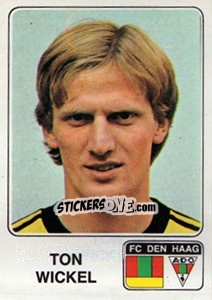 Sticker Ton Wickel - Voetbal 1978-1979 - Panini