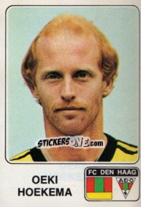 Sticker Oeki Hoekema - Voetbal 1978-1979 n. 50 - Panini