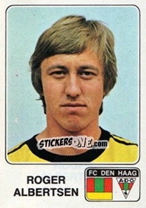 Sticker Roger Albertsen - Voetbal 1978-1979 - Panini