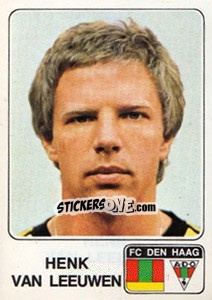 Sticker Henk van Leeuwen - Voetbal 1978-1979 n. 53 - Panini