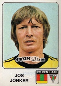 Sticker Jos Jonker - Voetbal 1978-1979 - Panini
