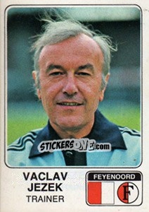 Sticker Vaclav Jezek - Voetbal 1978-1979 - Panini