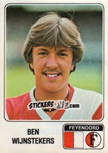 Sticker Ben Wijnsteker - Voetbal 1978-1979 - Panini