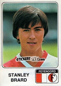 Sticker Stanley Brard - Voetbal 1978-1979 - Panini