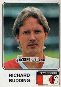 Sticker Richard Budding - Voetbal 1978-1979 - Panini
