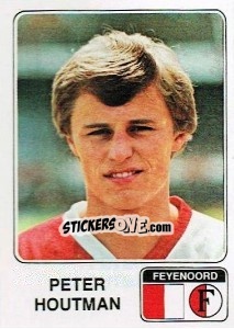 Sticker Peter Houtman - Voetbal 1978-1979 - Panini