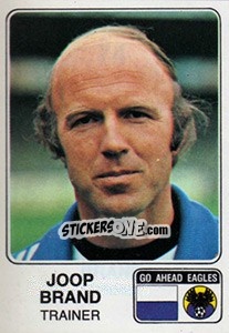 Sticker Joop Brand - Voetbal 1978-1979 - Panini