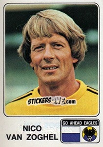 Sticker Nico van Zoghel - Voetbal 1978-1979 - Panini