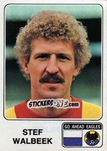 Sticker Stef Walbeek - Voetbal 1978-1979 n. 81 - Panini