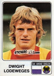 Sticker Dwight Lodeweges - Voetbal 1978-1979 - Panini