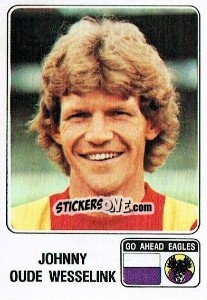 Sticker Johnny Oude Wesselink - Voetbal 1978-1979 - Panini