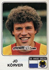 Sticker Jo Korver - Voetbal 1978-1979 - Panini