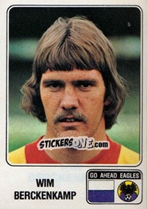 Sticker Wim Berckenkamp - Voetbal 1978-1979 - Panini