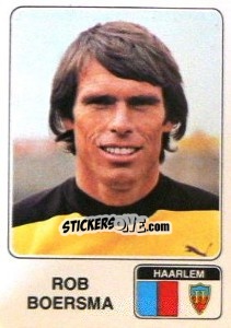 Sticker Rob Boersma - Voetbal 1978-1979 - Panini