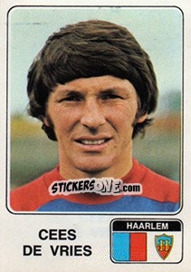 Figurina Cees de Vries - Voetbal 1978-1979 - Panini