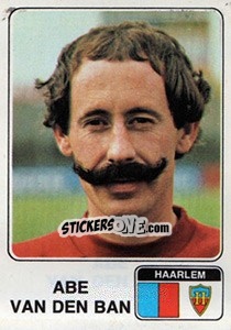 Sticker Abe Van Den Ban - Voetbal 1978-1979 - Panini