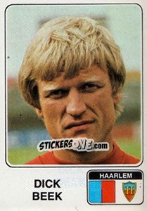 Sticker Dick Beek - Voetbal 1978-1979 - Panini