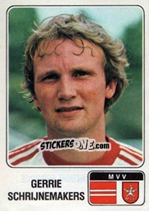 Cromo Gerrie Schrijnemakers - Voetbal 1978-1979 - Panini