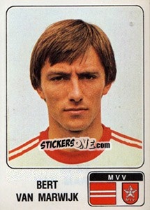 Sticker Bert van Marwijk - Voetbal 1978-1979 - Panini