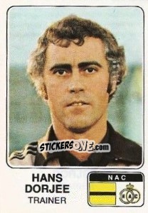 Sticker Hans Dorjee - Voetbal 1978-1979 n. 128 - Panini
