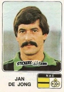 Cromo Jan  de Jong - Voetbal 1978-1979 - Panini