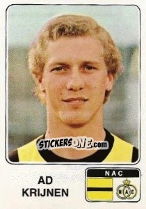 Figurina Ad Krijnen - Voetbal 1978-1979 n. 134 - Panini