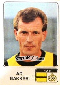Sticker Ad Bakker - Voetbal 1978-1979 n. 136 - Panini