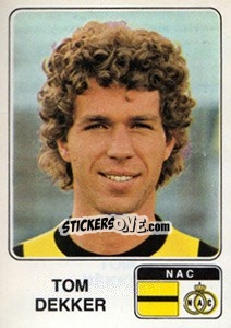 Figurina Tom Dekker - Voetbal 1978-1979 n. 137 - Panini
