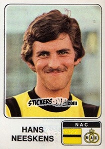 Sticker Hans Neeskens - Voetbal 1978-1979 - Panini