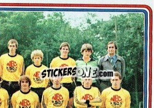 Sticker Team (Puzzel 2) - Voetbal 1978-1979 - Panini