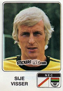 Sticker Sije Visser - Voetbal 1978-1979 n. 152 - Panini