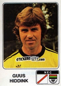 Sticker Guus Hiddink - Voetbal 1978-1979 - Panini