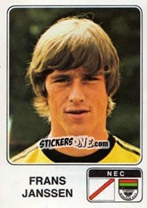 Sticker Frans Janssen - Voetbal 1978-1979 - Panini