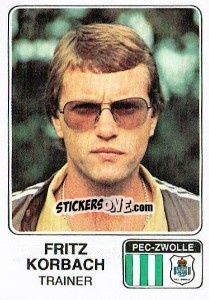 Sticker Fritz Korbach - Voetbal 1978-1979 - Panini
