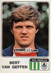 Sticker Bert van Geffen - Voetbal 1978-1979 - Panini
