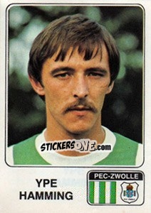 Sticker Ype Hamming - Voetbal 1978-1979 - Panini