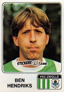 Sticker Ben Hendriks - Voetbal 1978-1979 n. 171 - Panini