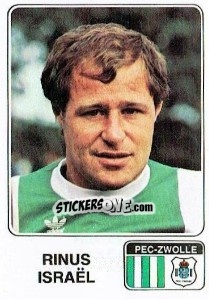 Sticker Rinus Israel - Voetbal 1978-1979 - Panini