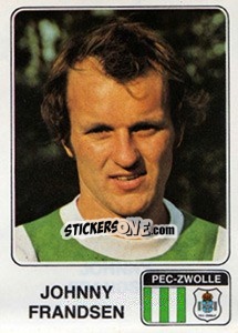 Sticker Johnny Frandsen - Voetbal 1978-1979 - Panini