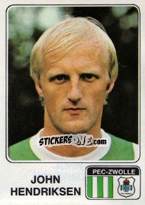 Sticker John Hendriksen - Voetbal 1978-1979 - Panini