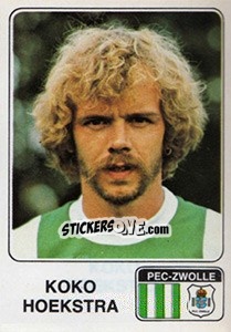 Sticker Koko Hoekstra - Voetbal 1978-1979 n. 176 - Panini