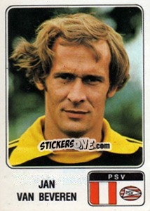 Cromo Jan van Beveren - Voetbal 1978-1979 - Panini