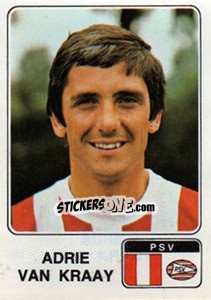 Figurina Adrie van Kraay - Voetbal 1978-1979 - Panini