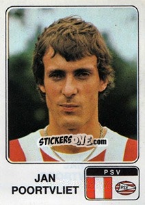 Sticker Jan Poortvliet - Voetbal 1978-1979 - Panini