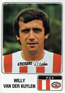 Sticker Willy van der Kuijlen - Voetbal 1978-1979 - Panini