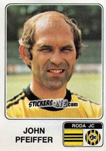 Sticker John Pfeiffer - Voetbal 1978-1979 - Panini